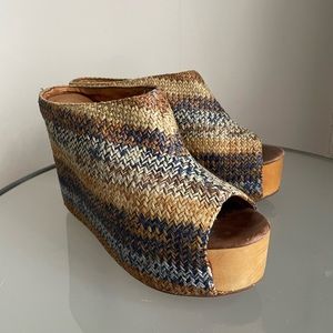 Jeffrey Campbell Virgo Wedge Woven Platform Sandal